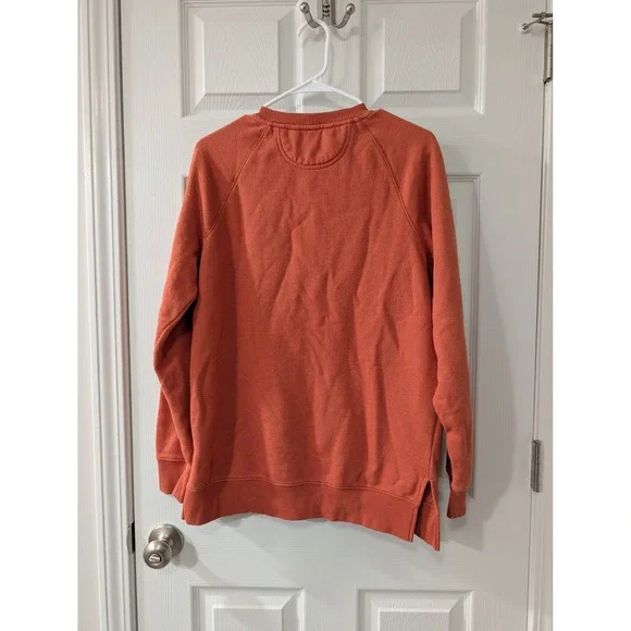 Carhartt, Wmn M, Force Relaxed Fit Lightweight Crewneck Sweatshirt Desert Orange - Picture 2 of 5